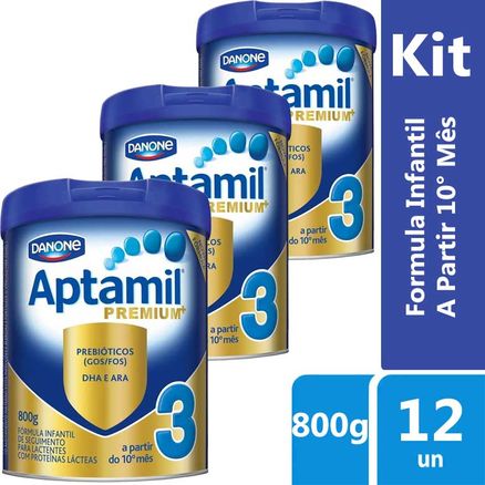 Kit Aptamil 3 800g 12 Unidades