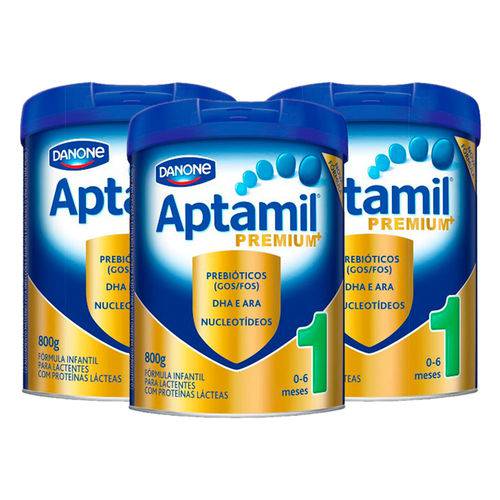 Kit Aptamil Premium+ 1 - 800g - 3 Unidades