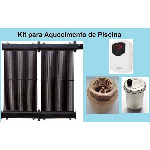 Kit Aquecimento Solar Piscina Até 30m² S/ Capa