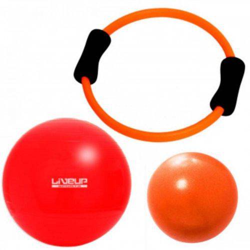 Kit Arco Flexivel + Over Ball 25 Cm + Bola Suica 45 Cm Liveup
