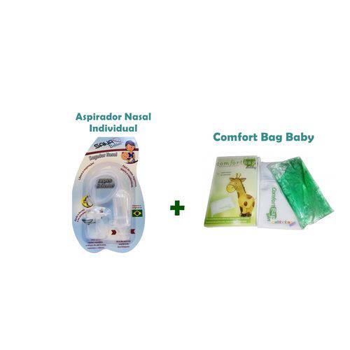 Kit Aspirador Nasal Individual Blister + Bolsa Térmica Comfort Bag Baby
