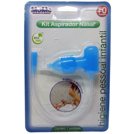 Kit Aspirador Nasal Momo Super Clean Cores Sortidas Ref 5116