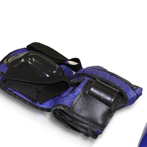 Kit Azul Radical Proteção com Capacete EPS - Tamanho P - Bel Sports - Bel Fix