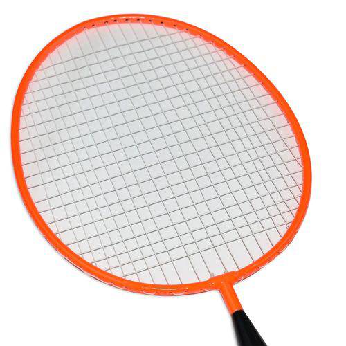 Kit Badminton Infantil 2 Raquetes 1 Peteca Winmax WMY02021 Laranja