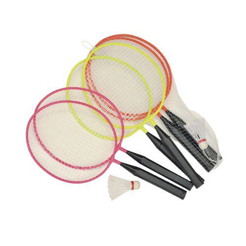Kit Badminton Infantil 2 Raquetes 1 Peteca Winmax WMY02021 Amarelo