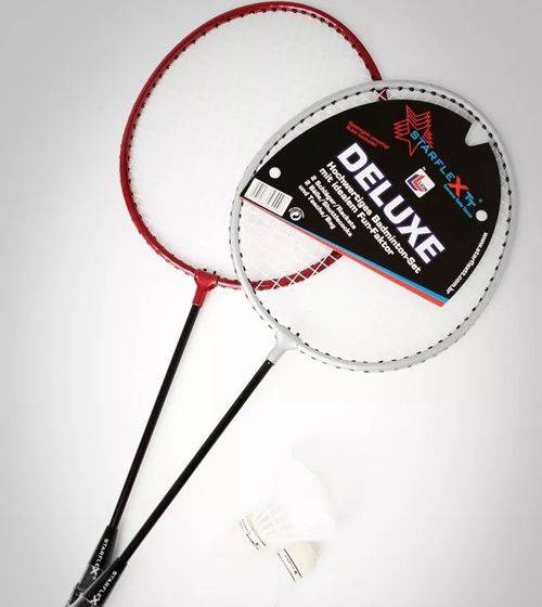 Kit Badminton Starflex 2 Raquetes 2 Petecas