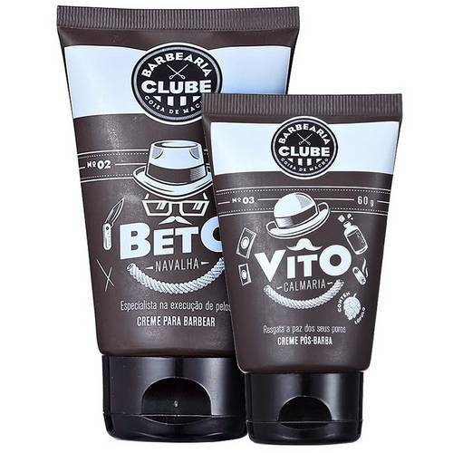 Kit Barba Barbearia Clube Beto Vito (2 Produtos)
