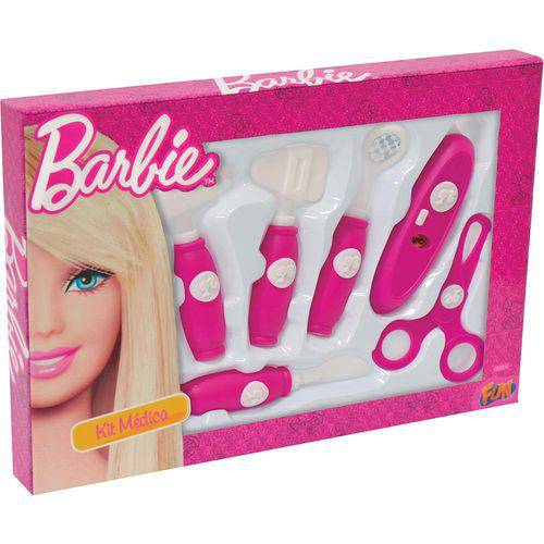 Kit Barbie Médica com Bisturi Fun 76230 (120562)