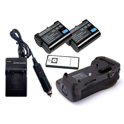 Kit Battery Grip Mb-D12 para Nikon D800, D810 + 2 Baterias En-El15 + Carregador