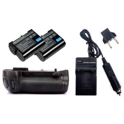 Kit Battery Grip Mb-D15 para Nikon D7100 + 2 Baterias En-El15 + Carregador