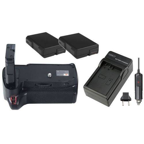 Kit Battery Grip MB-D3400 para NIKON D3400 + 2 Baterias EN-EL14 + Carregador