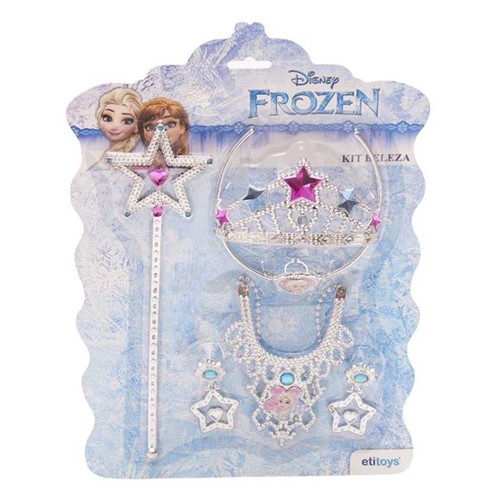 Kit Beleza Frozen 5 Peças DY-409 Etitoys Elsa Elsa