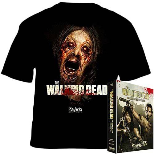 Kit Blu-ray - The Walking Dead 4ª Temporada + Camiseta The Walking Dead 4ª Tempoarada