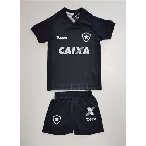 Kit Botafogo Jogo 2 Infantil 2018/19 PRETA 2
