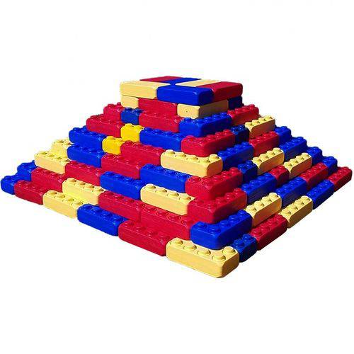 Kit Brick Size Big Plastic 137 Pçs