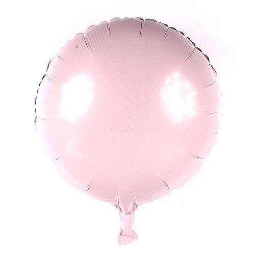 Balão Metalizado Redondo Rosa 18´