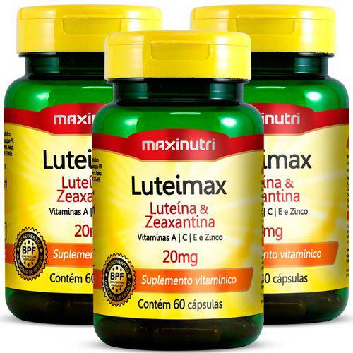 Kit C/ 3 Un Luteimax 60 Cáps - Maxinutri
