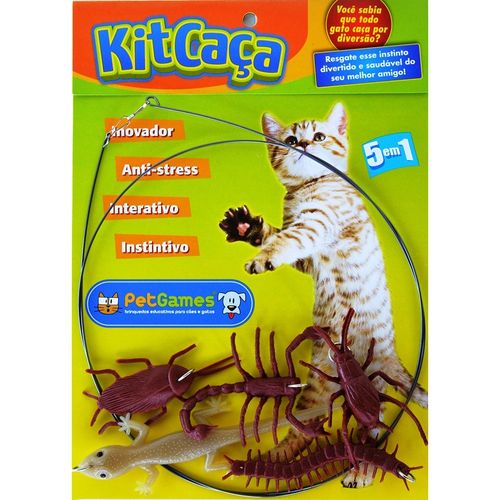 Kit Caça Pet Games para Gatos - 5 em 1 Único