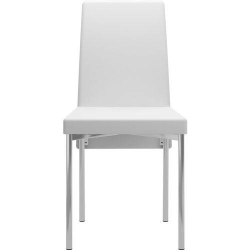 Kit 2 Cadeiras 306 Couríssimo Móveis Carraro Branco