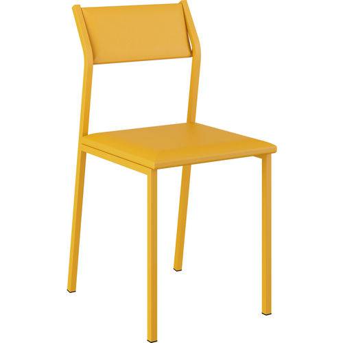 Kit 2 Cadeiras 1709 Napa Móveis Carraro Amarelo