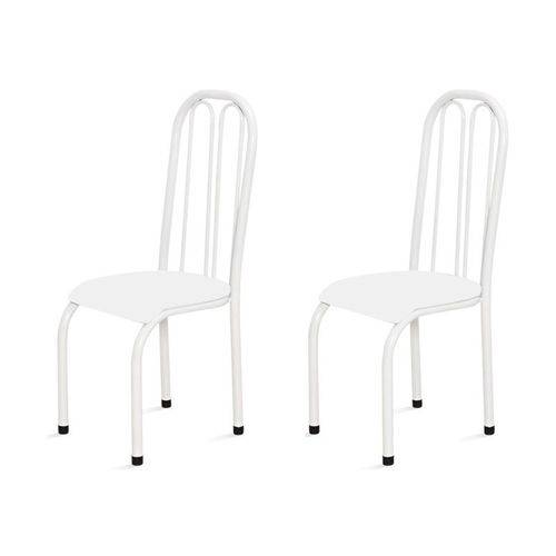 Kit 2 Cadeiras Altas 0.112 Anatômica Branco - Marcheli