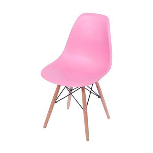 Kit 2 Cadeiras Charles Eames Eiffel Rosa