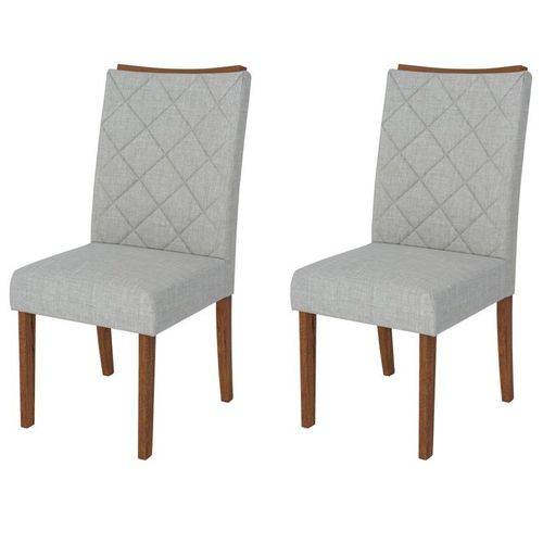 Kit 2 Cadeiras para Sala de Jantar Golden Terrara/claro - Dj Móveis