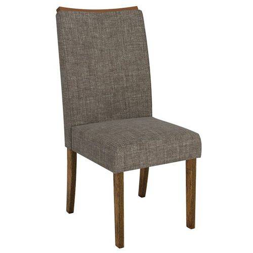 Kit 2 Cadeiras para Sala de Jantar Serena Demolição/bronze - Dj Móveis