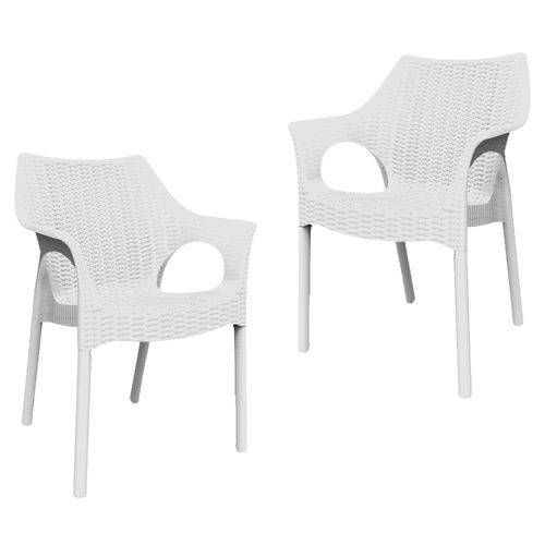 Kit 2 Cadeiras Relic Branco