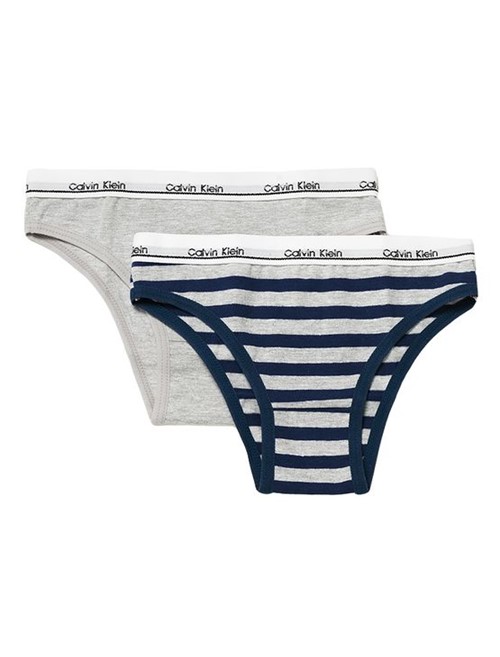 Kit 2 Calcinhas Infantil Calvin Klein Underwear Branco - 43255