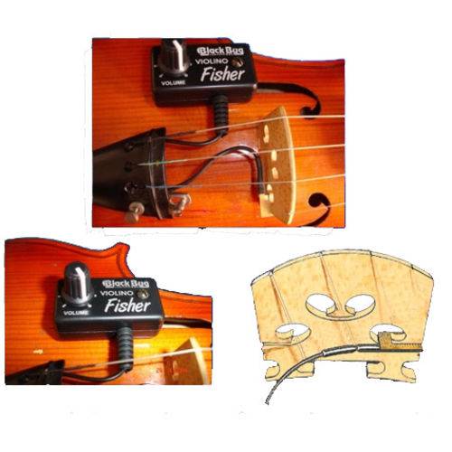 Kit Captador para Violino e Viola com Volume Bbf Black Bug