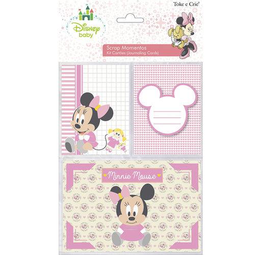 Kit Cartões para Scrap Momentos Disney Baby Minnie Kcsmd03 - Toke e Crie