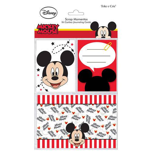 Kit Cartões para Scrap Momentos Disney Toke e Crie Mickey Mouse - 19352 - KSCMD02