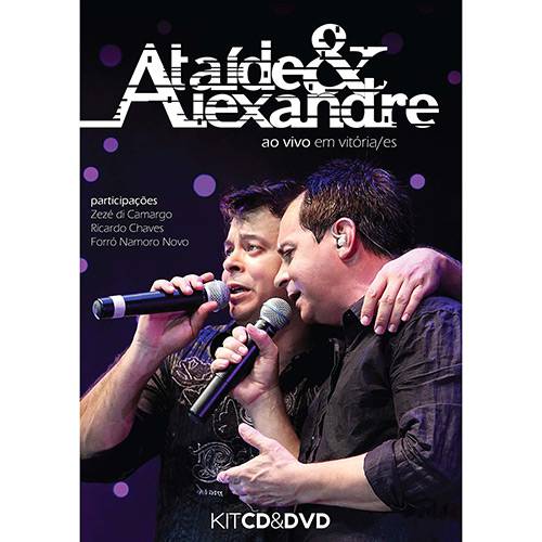 Kit CD + DVD - Ataíde & Alexandre - ao Vivo em Vitória / ES