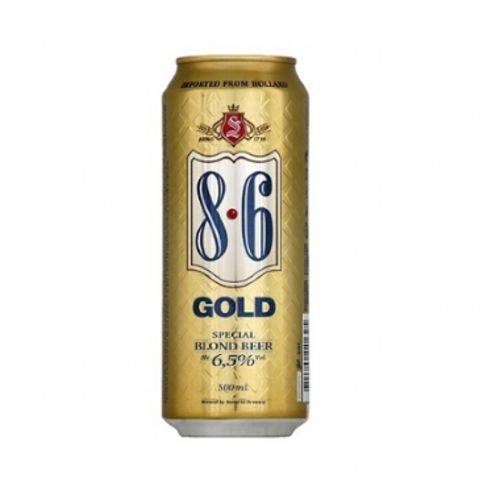 Kit Cerveja 8.6 Gold 500ml - 6 Unidades