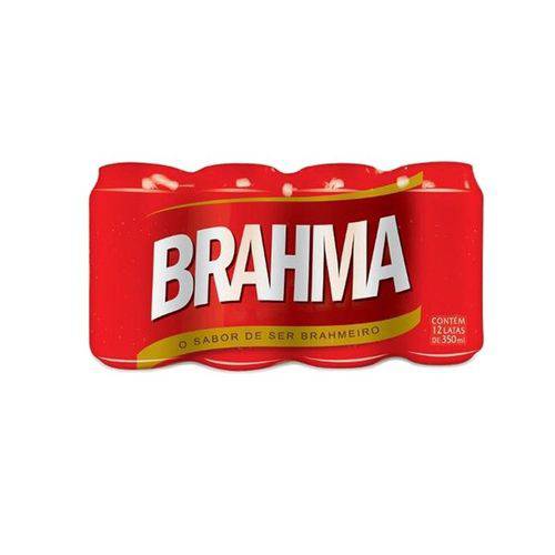 Kit Cerveja Brahma Lata 350ml C/ 12