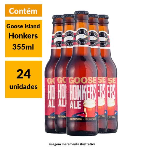 Kit Cerveja Goose Island Honkers Ale 355ml (24 Unidades)