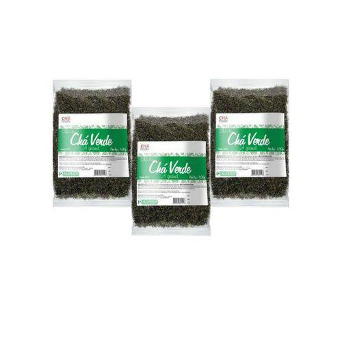 Kit 3 Chá Verde Chá Mais Natural 100g