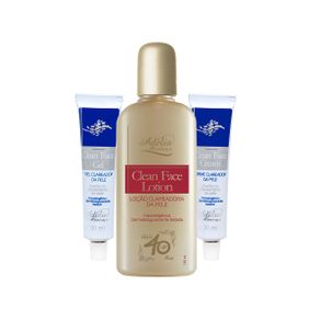 Kit Clareador (Clean Face Lotion + Clean Face Gel + Clean Face Cream) 3 Produtos
