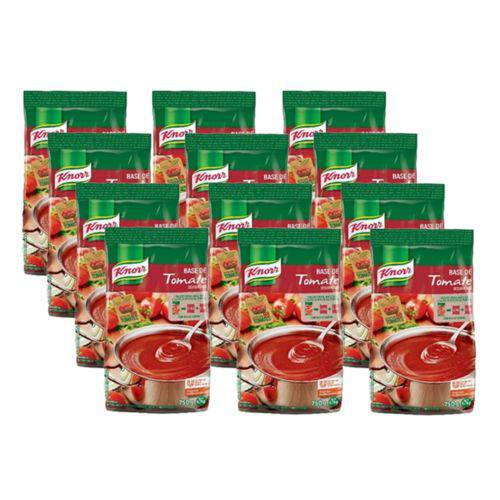 Kit com 12 Base de Tomate Desidratado Knorr 750g Cada