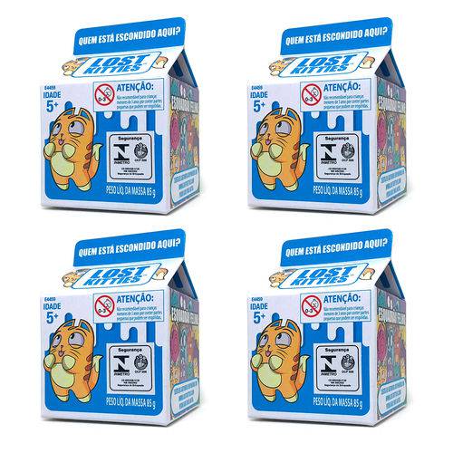 Kit com 4 Mini Figuras Surpresa - Lost Kitties - Single Packs - Hasbro