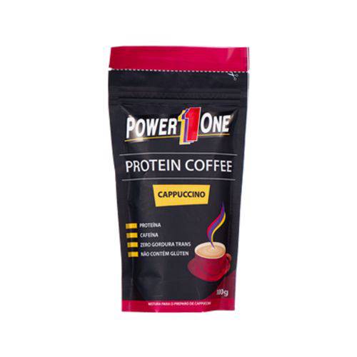 Kit com 5 Cappuccino Protein Coffe 100g Power 1 One