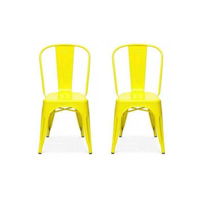 Kit com 2 Cadeiras Tolix Amarela FD1060AM_KIT2UN