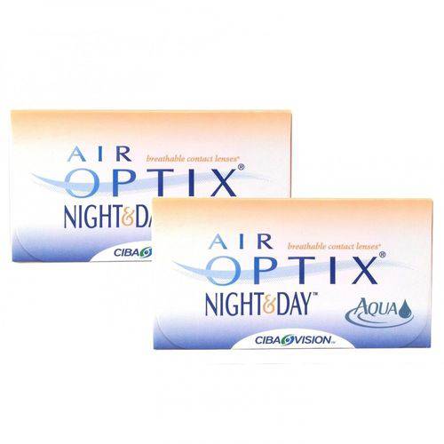 Kit com 2 Caixas de Lentes de Contato Air Optix Night Day Aqua