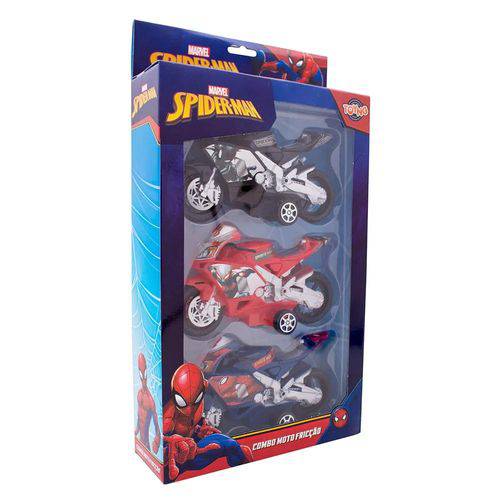 Kit com 3 Motos Spider- Man