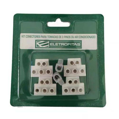 Kit Conectores Eletrofita 3 Pistas 20a Ef18.9.18