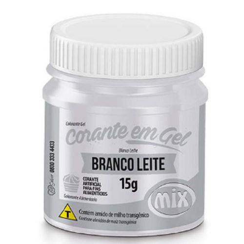 Kit Corante Gel Alimentício Mix 15g Branco Leite -18 Unidade