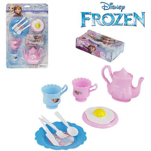 Kit Cozinha Infantil Chazinho com 11 Pecas Frozen na Cartela