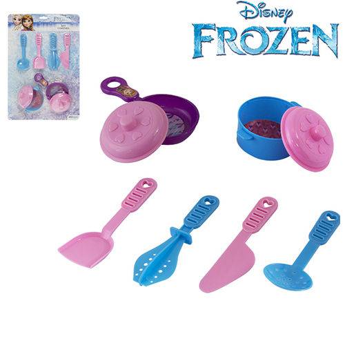 Kit Cozinha Infantil com 8 Pecas Frozen