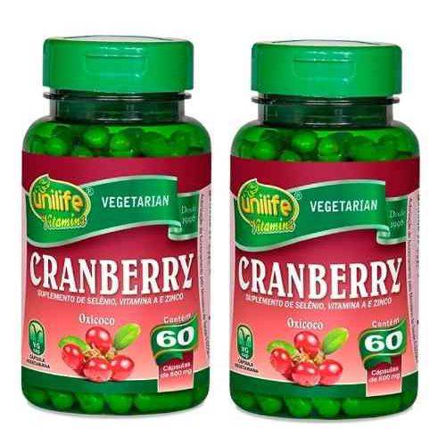 Kit 2 Cranberry - Unilife - 60 Cápsulas